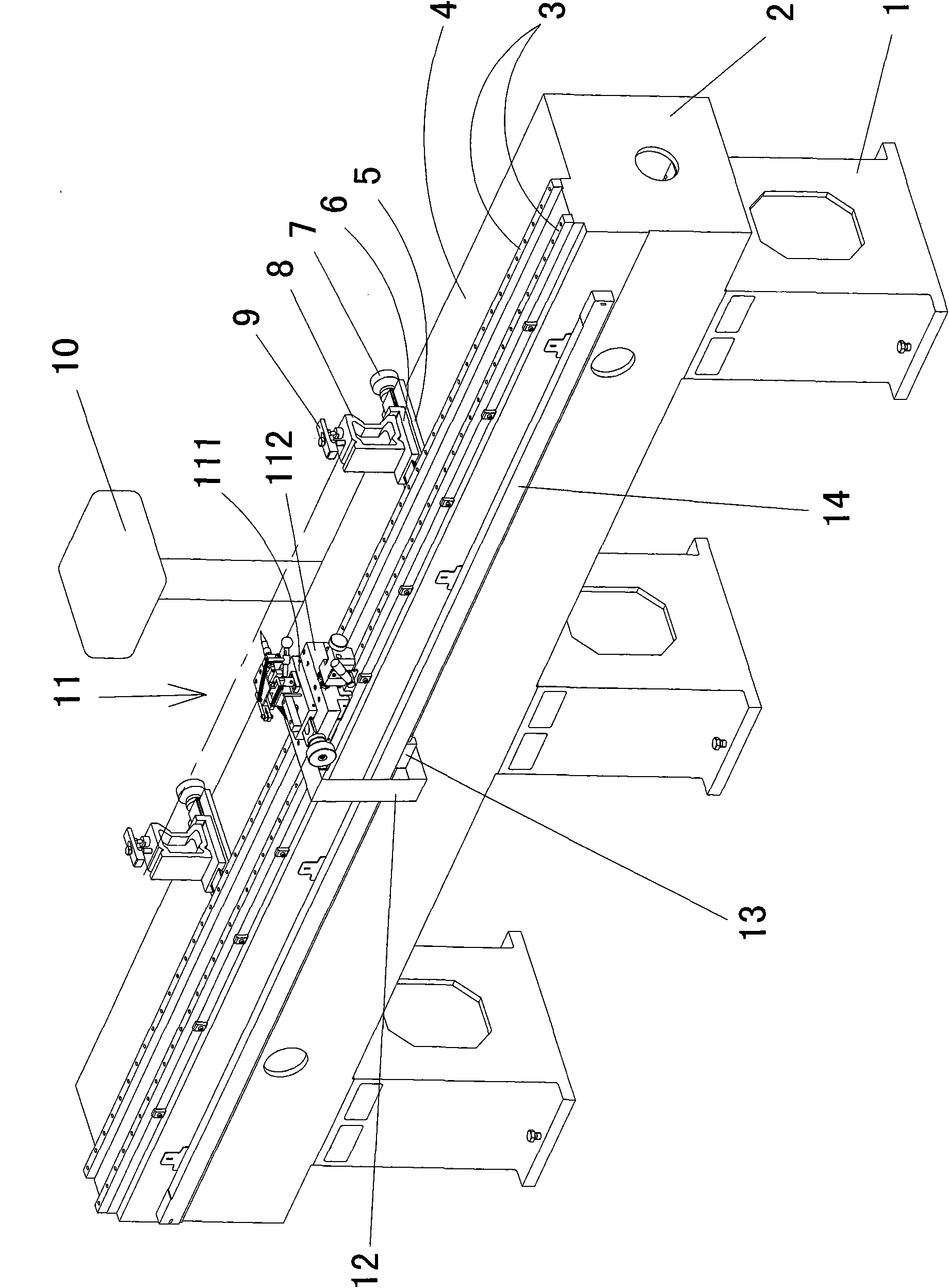 Lead screw thread pitch detector