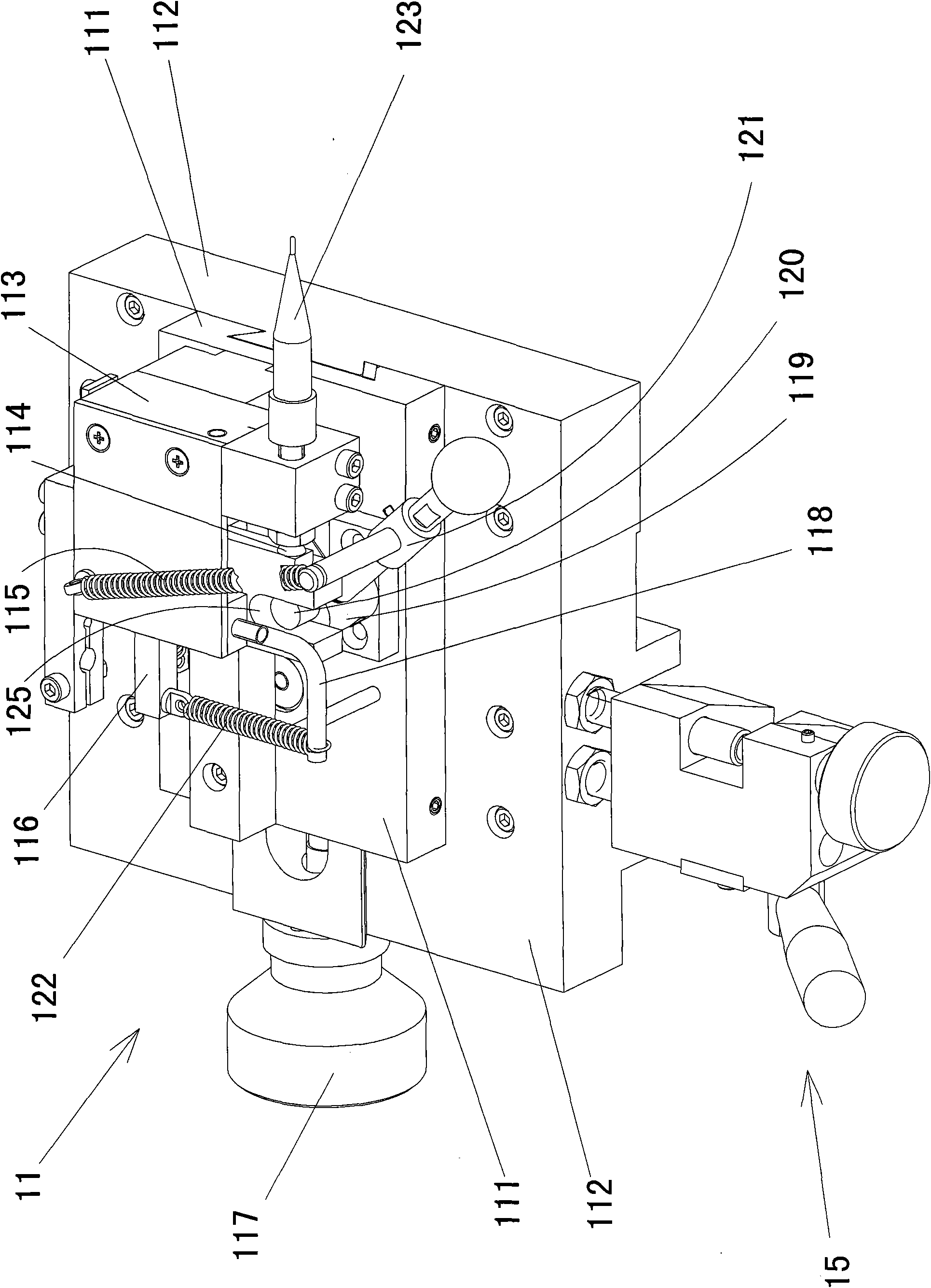 Lead screw thread pitch detector