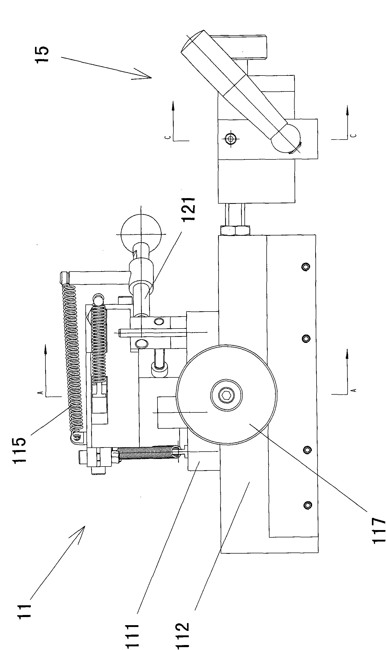 Lead screw thread pitch detector