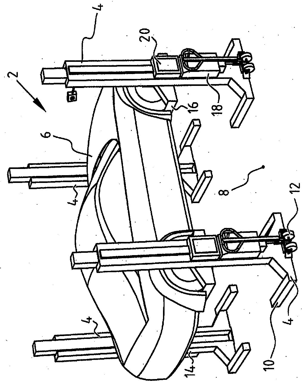 Lifting Device and System with Integrated Drive Unit for Lifting a Vehicle, and Method There For