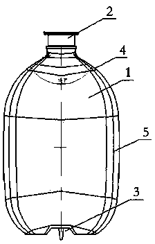 Novel plastic infusion bag and manufacturing method thereof