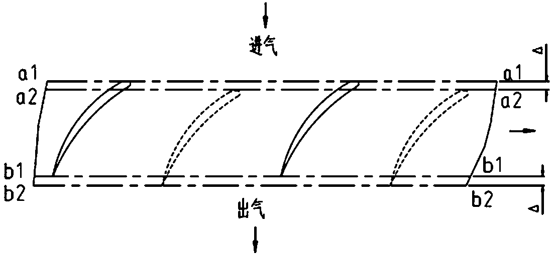 Compound impeller ventilating fan and compound impeller thereof