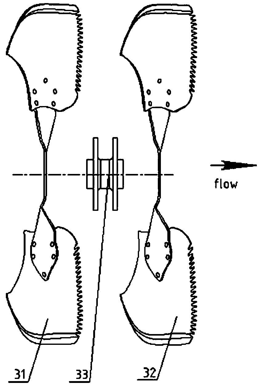 Compound impeller ventilating fan and compound impeller thereof