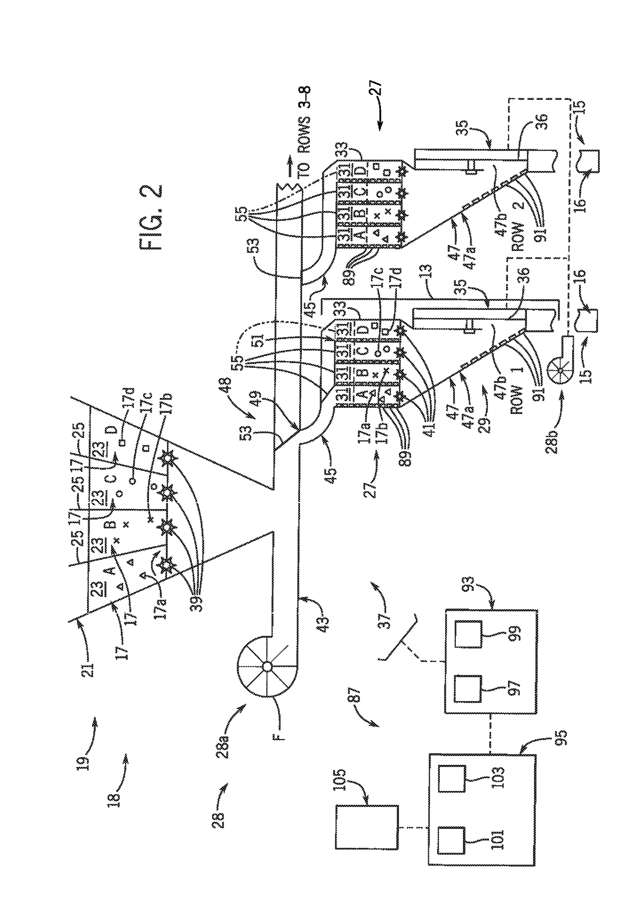 Multiple seed-type planting system with seed delivery speed control