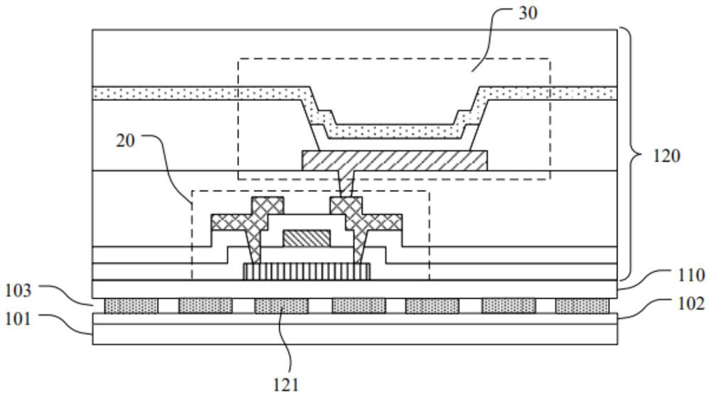 Release layer structure and method for preparing display panel