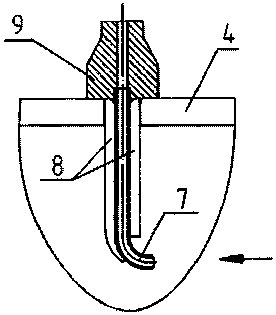 Steam isokinetic sampling device