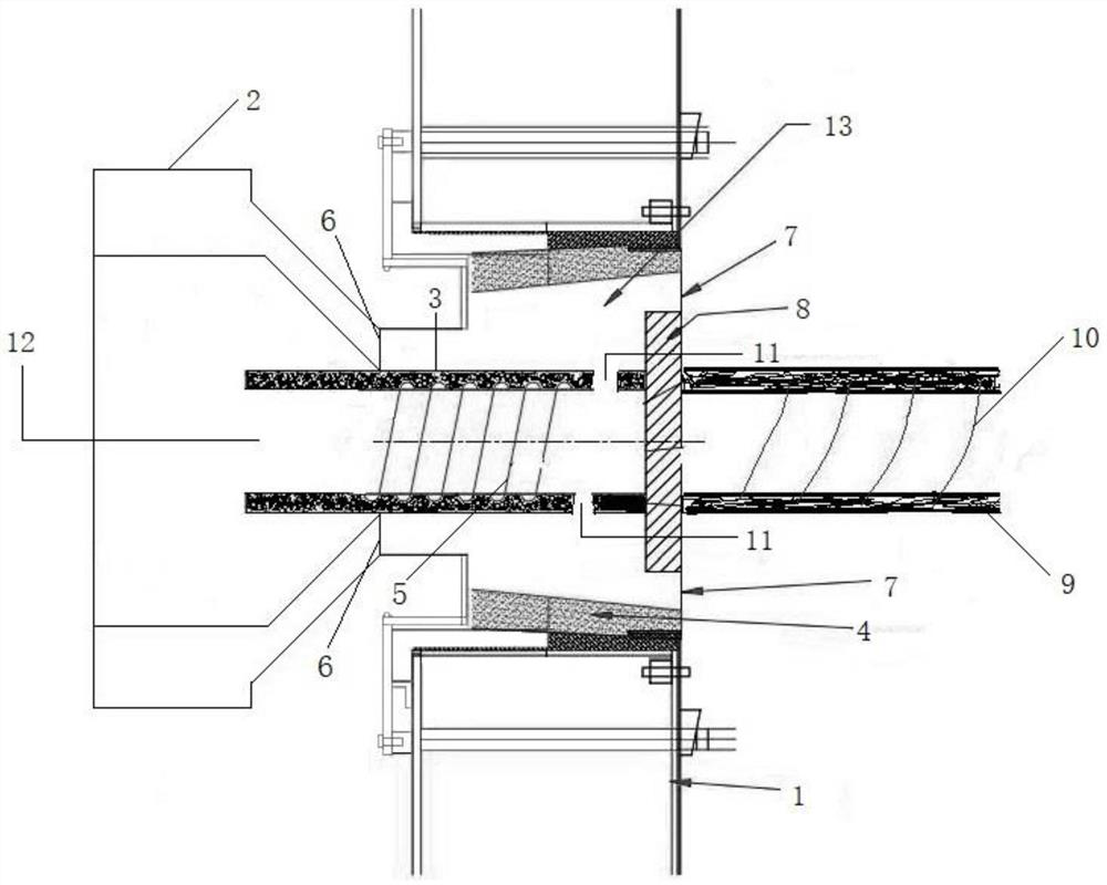 Dielectric barrier temperature field furnace and its working method based on intermediate frequency heat concentration