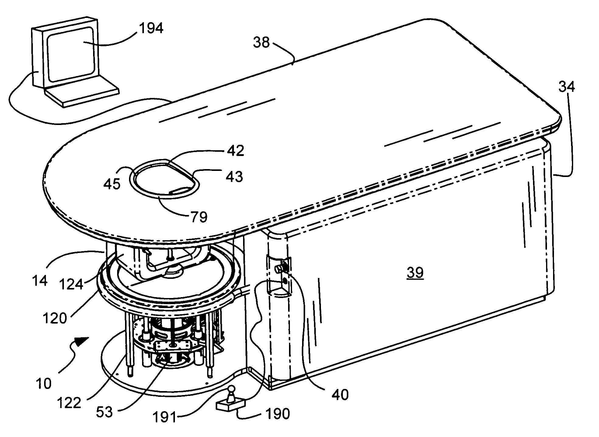 Breast scanning system