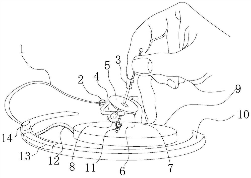 Acupuncture manipulation simulation training teaching system and training teaching method