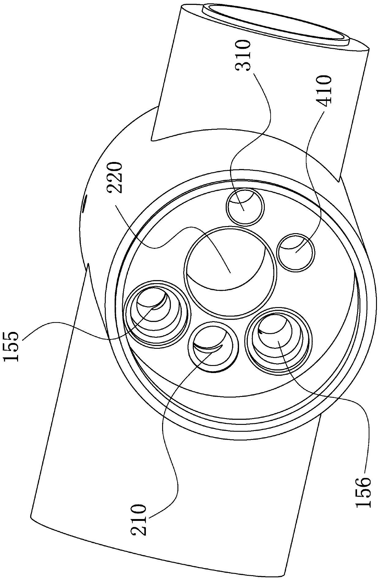 Multifunctional drawing-pulling water faucet