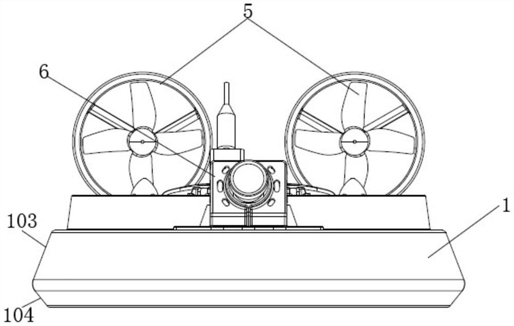 A hovercraft and its control method