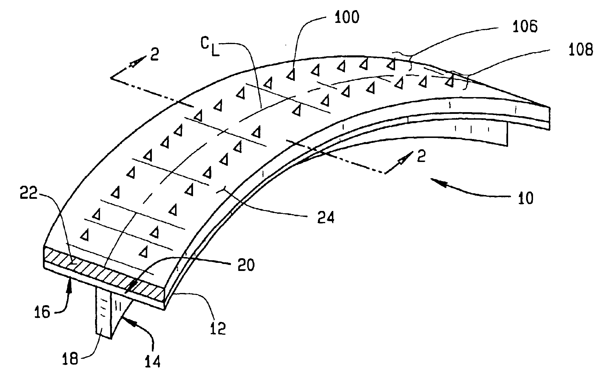 High friction brake shoe assembly