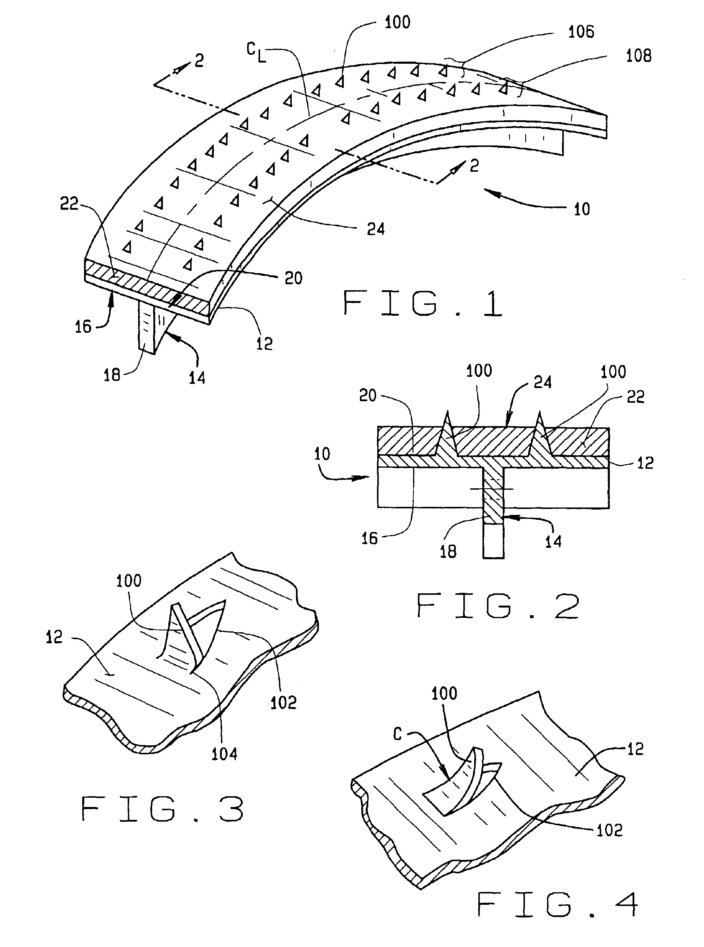 High friction brake shoe assembly