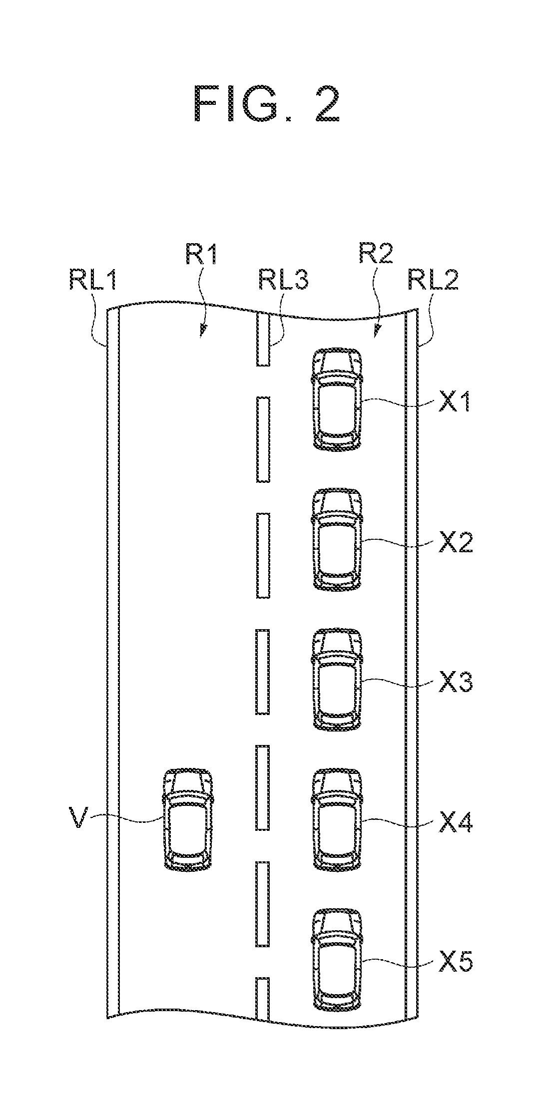 Vehicle traveling control device