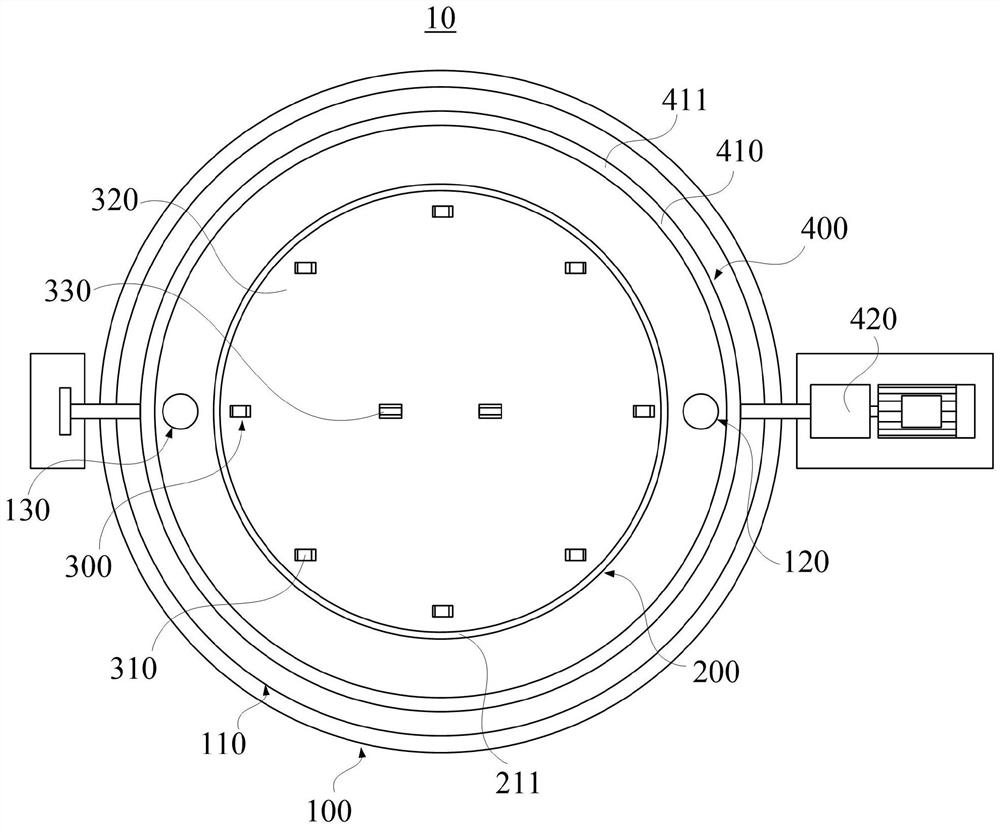 Circuit board soaking device and circuit board processing equipment