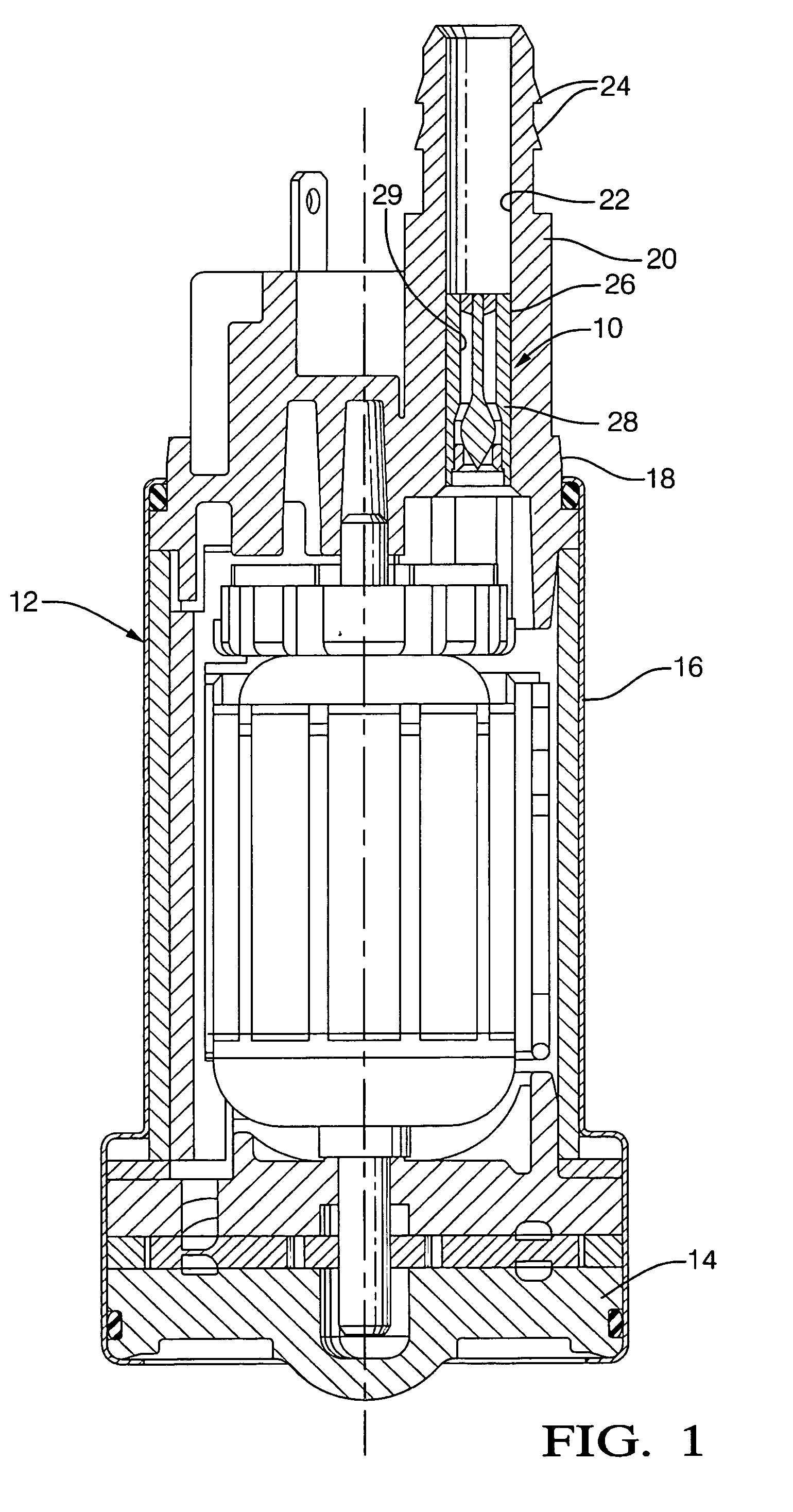 Check valve for fuel pump