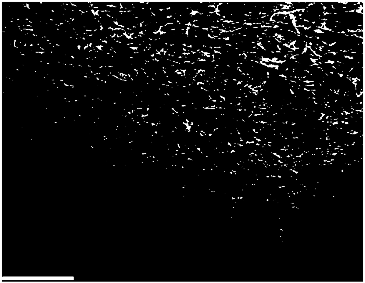 A biosensor material with molybdenum disulfide/gold nanoparticle hybrid structure and its preparation method