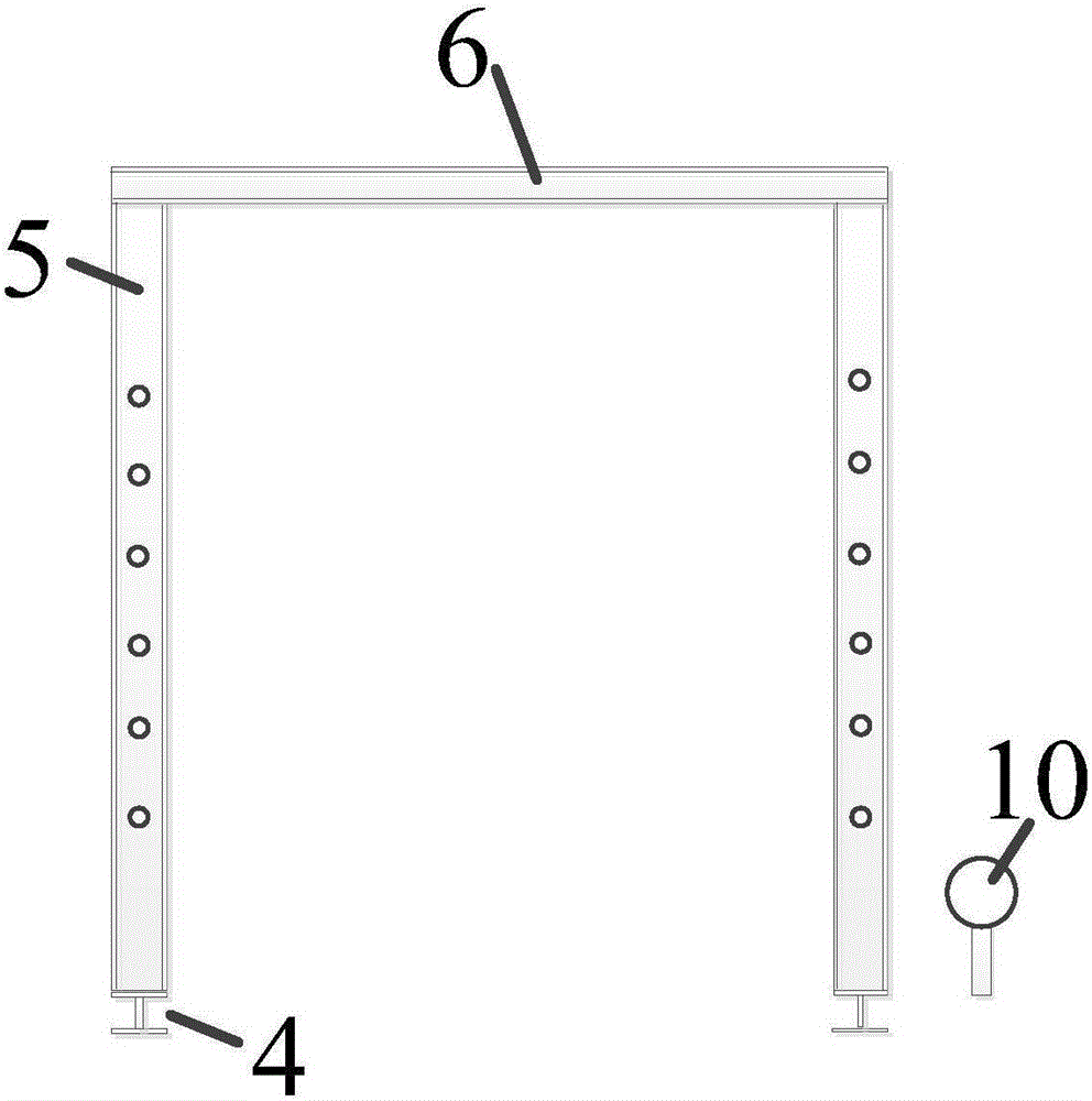 Friction test device for steel wire rope