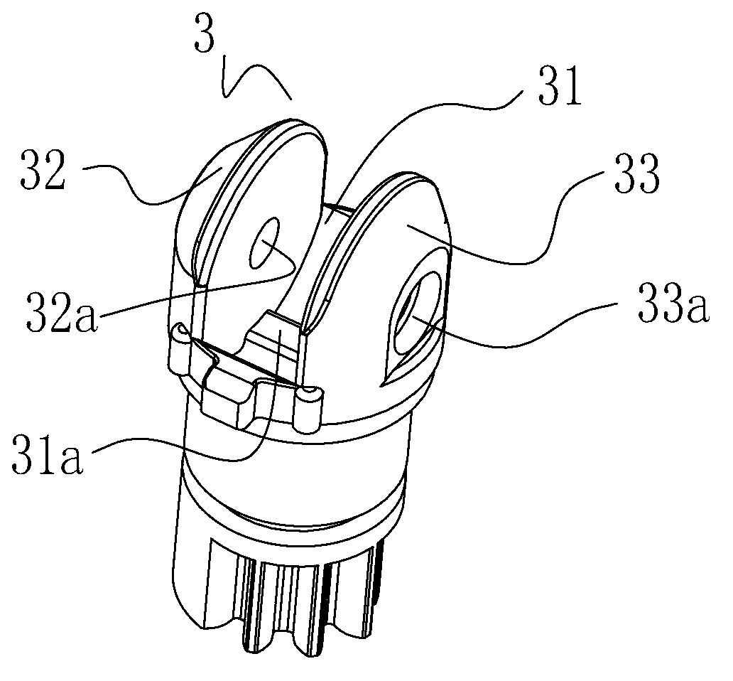 Foldable handle assembly, and valve and middle-sized bulk container provided with same