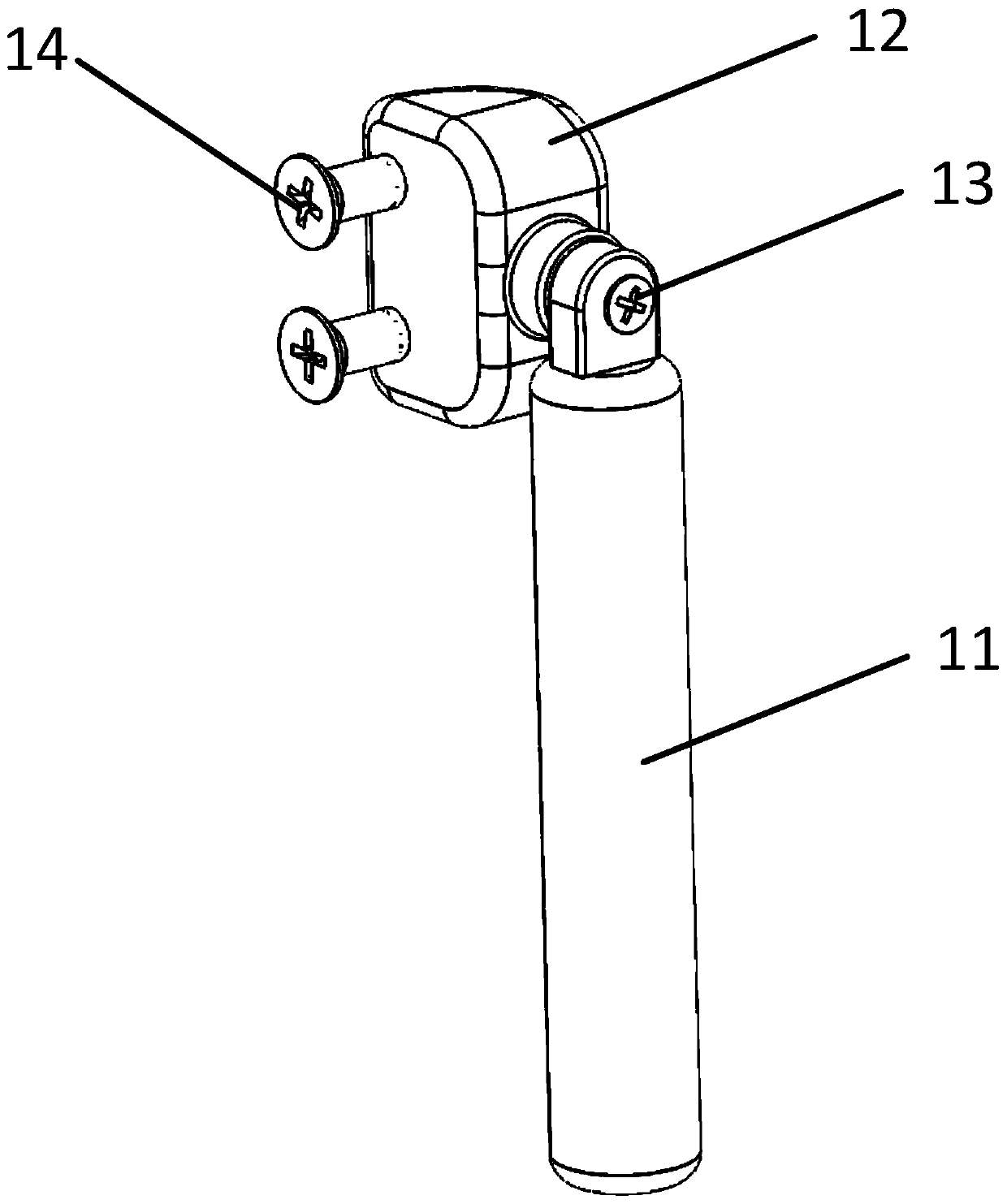 Safety assisting mechanism of multifunctional bathing assistant robot