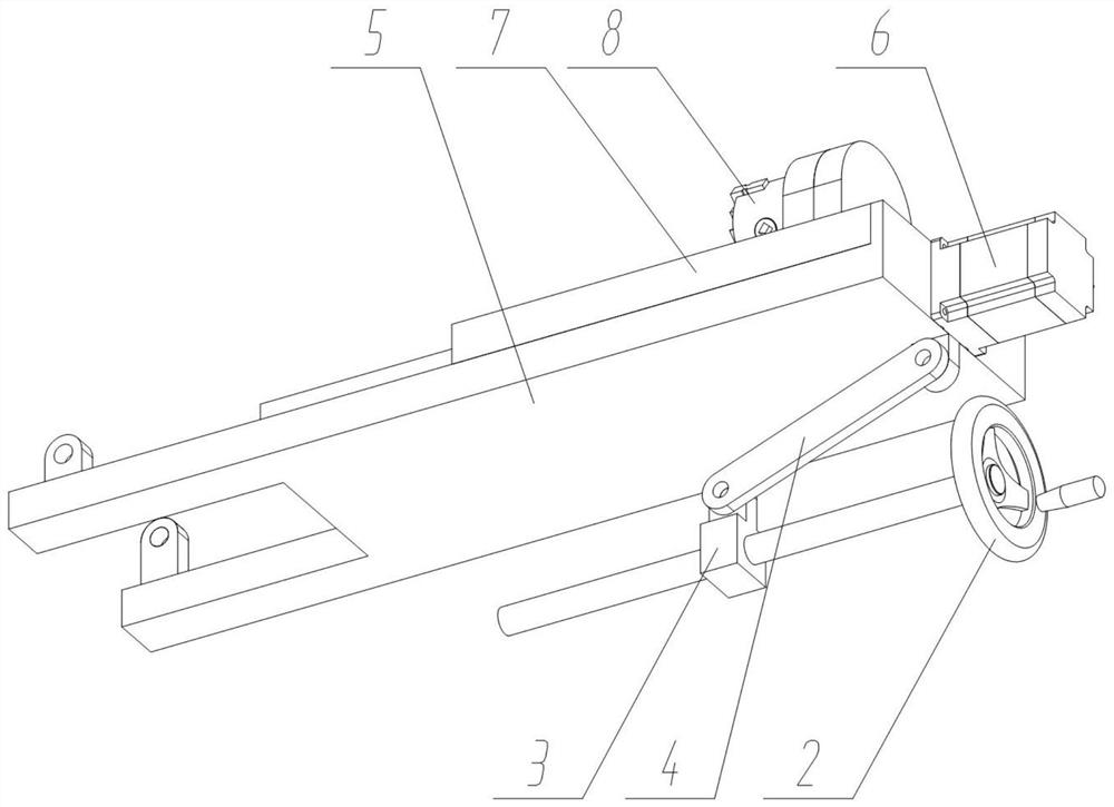 Forging device of air pick for engineering machine