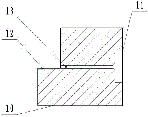 Nuclear fuel element core body removing device