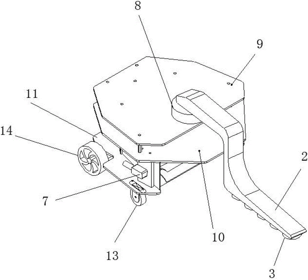 Workshop intelligent ground cleaning robot