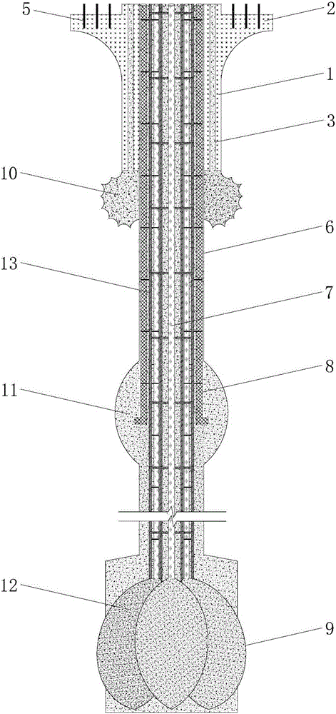 A kind of enhanced long auger bored pressure grouting concrete pile and its construction method