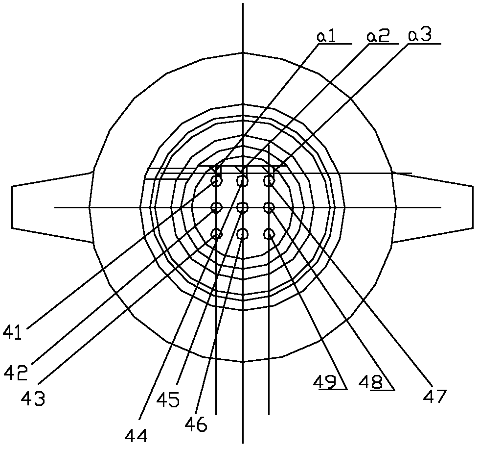 Array type water waveguide laser processing device