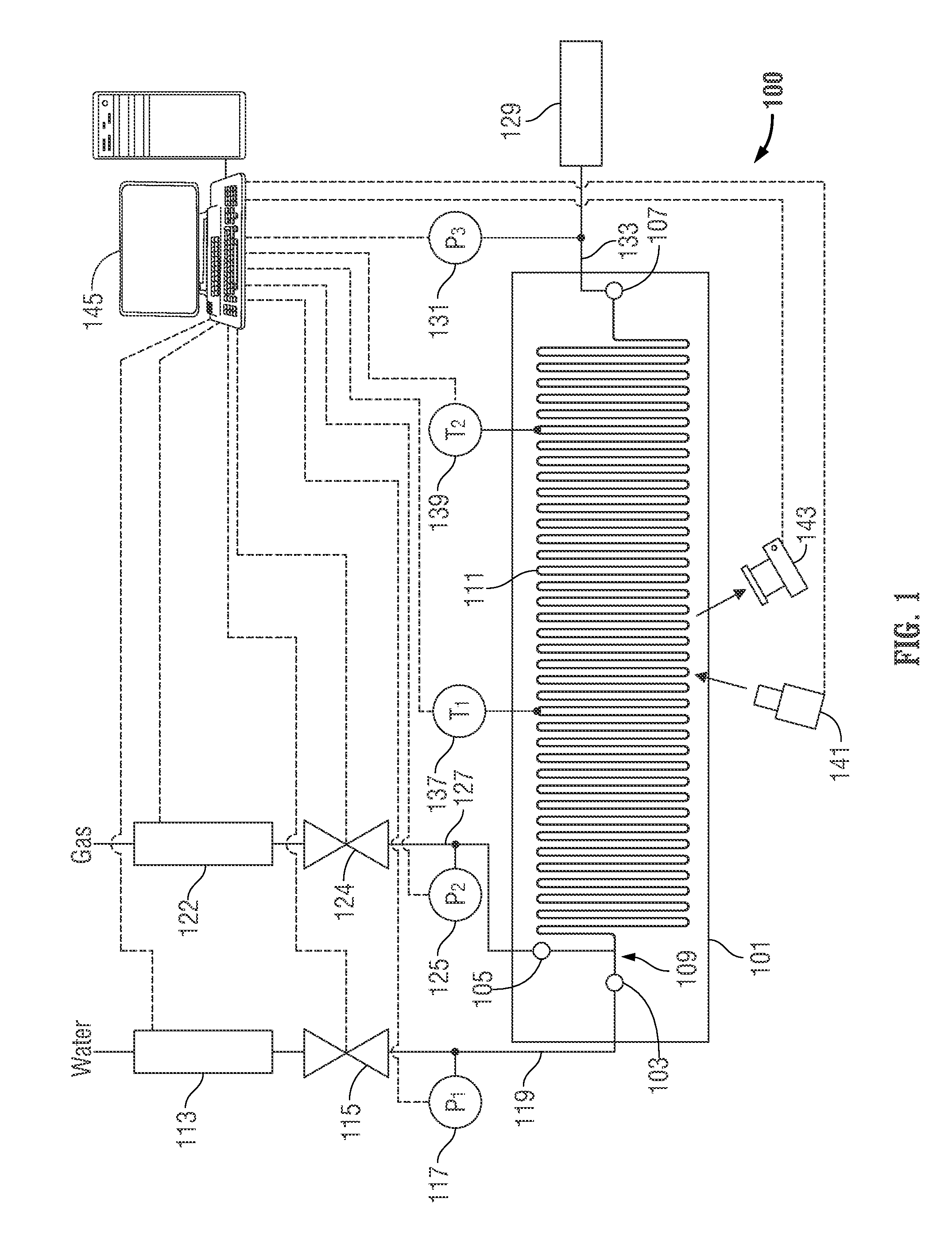 Method and apparatus for characterizing clathrate hydrate formation conditions employing microfluidic device