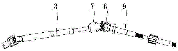 A four-way adjustable automobile steering column with energy-absorbing function