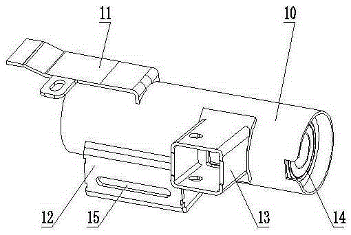 A four-way adjustable automobile steering column with energy-absorbing function