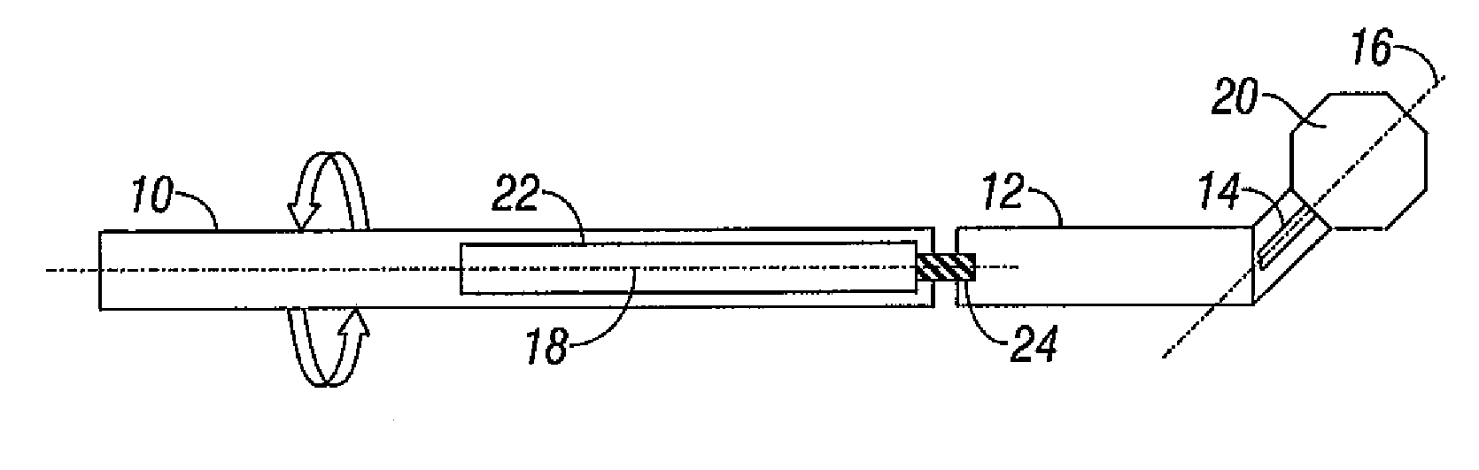 Steering of bent housing mud motor downhole rotation device