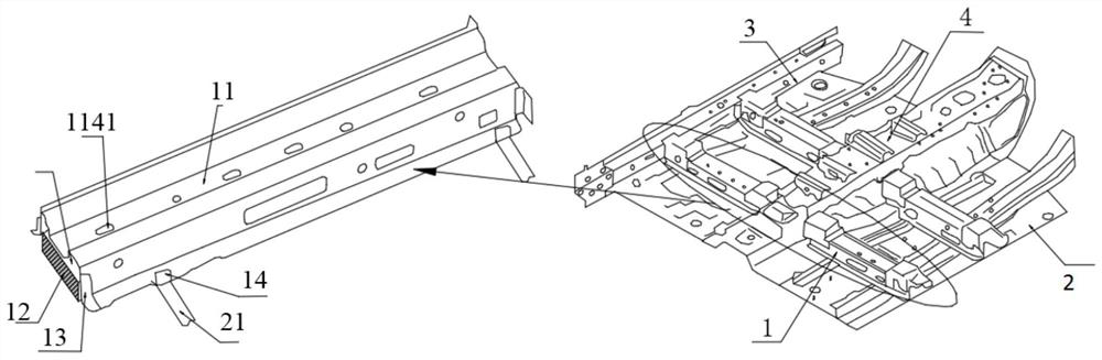 Vehicle seat cross beam and vehicle