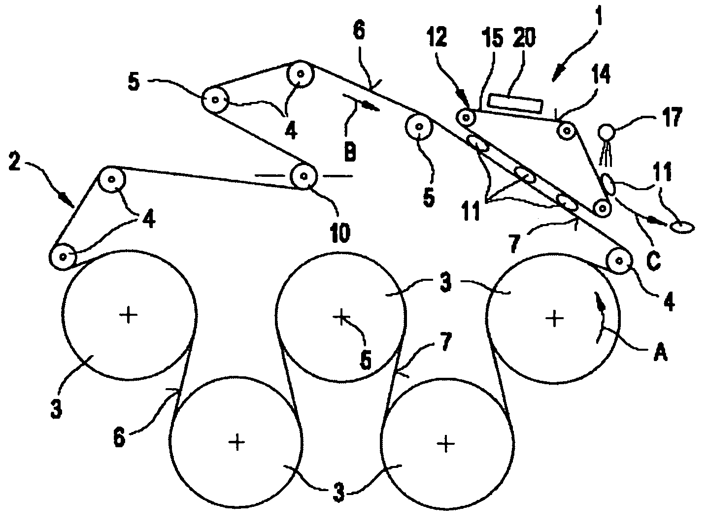 Apparatus for cleaning a papermachine fabric