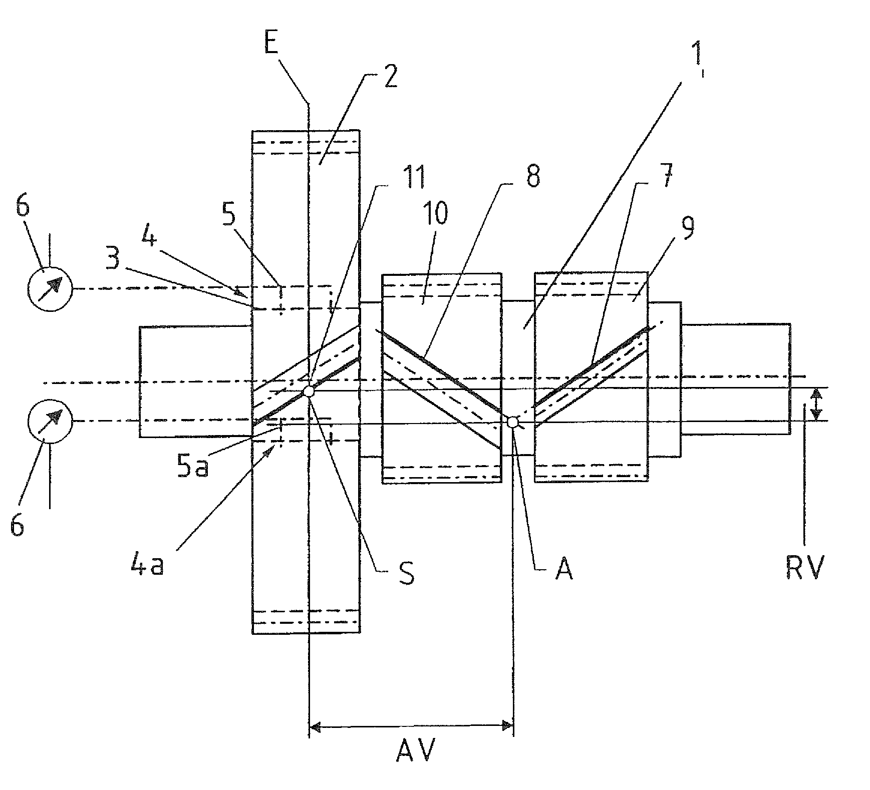 Method for setting the tooth face position of a gear wheel