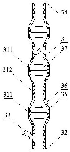 A system and process for continuous recovery of mercury from pulse-lifting mine tailings