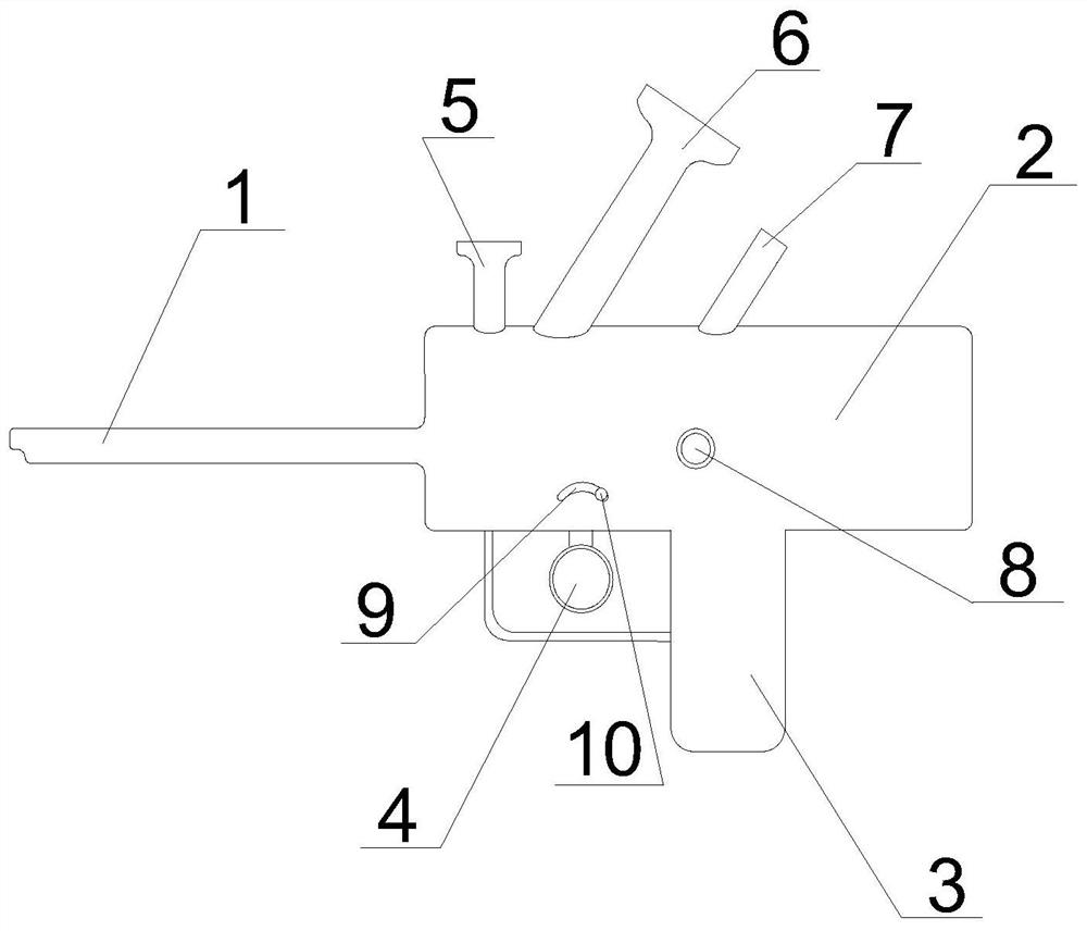 Ultrasonic percutaneous nephroscope integrated lithotripsy device and application thereof