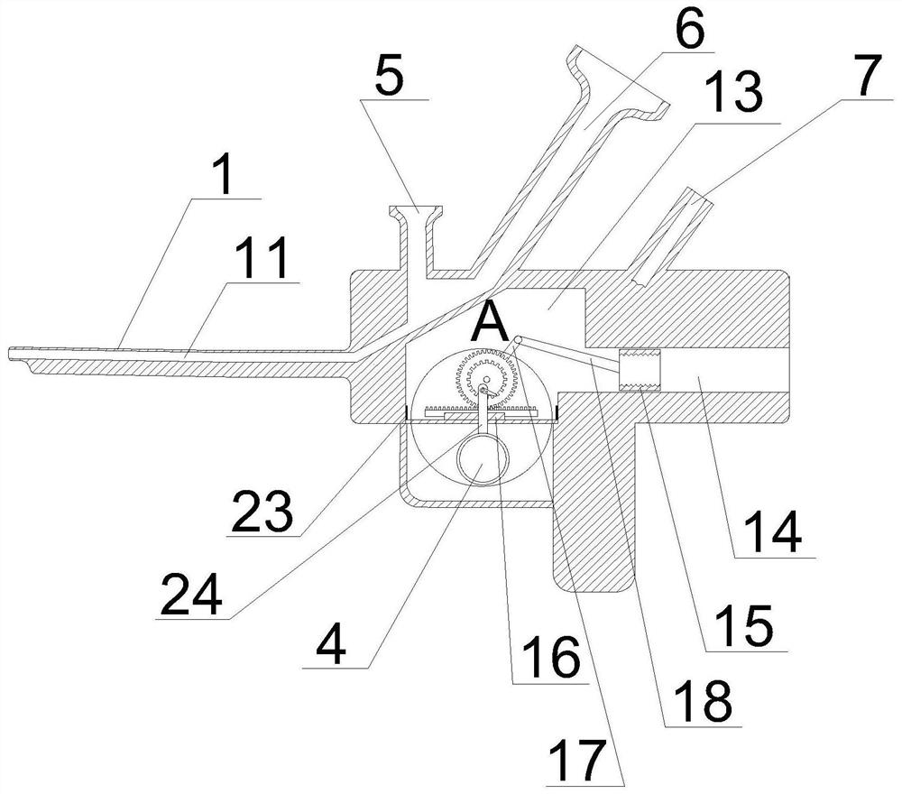 Ultrasonic percutaneous nephroscope integrated lithotripsy device and application thereof