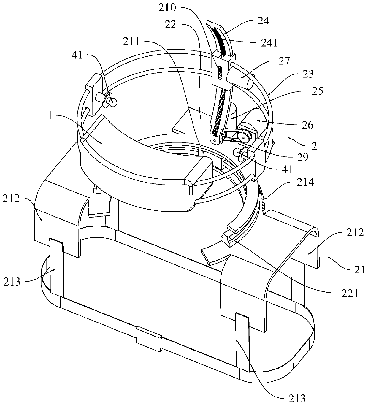 Head-mounted VR device