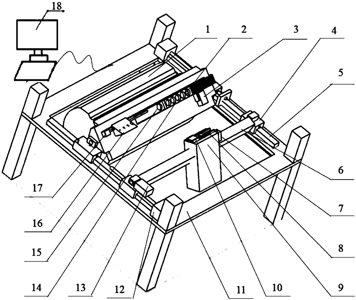 An X-ray fluorescence detection device