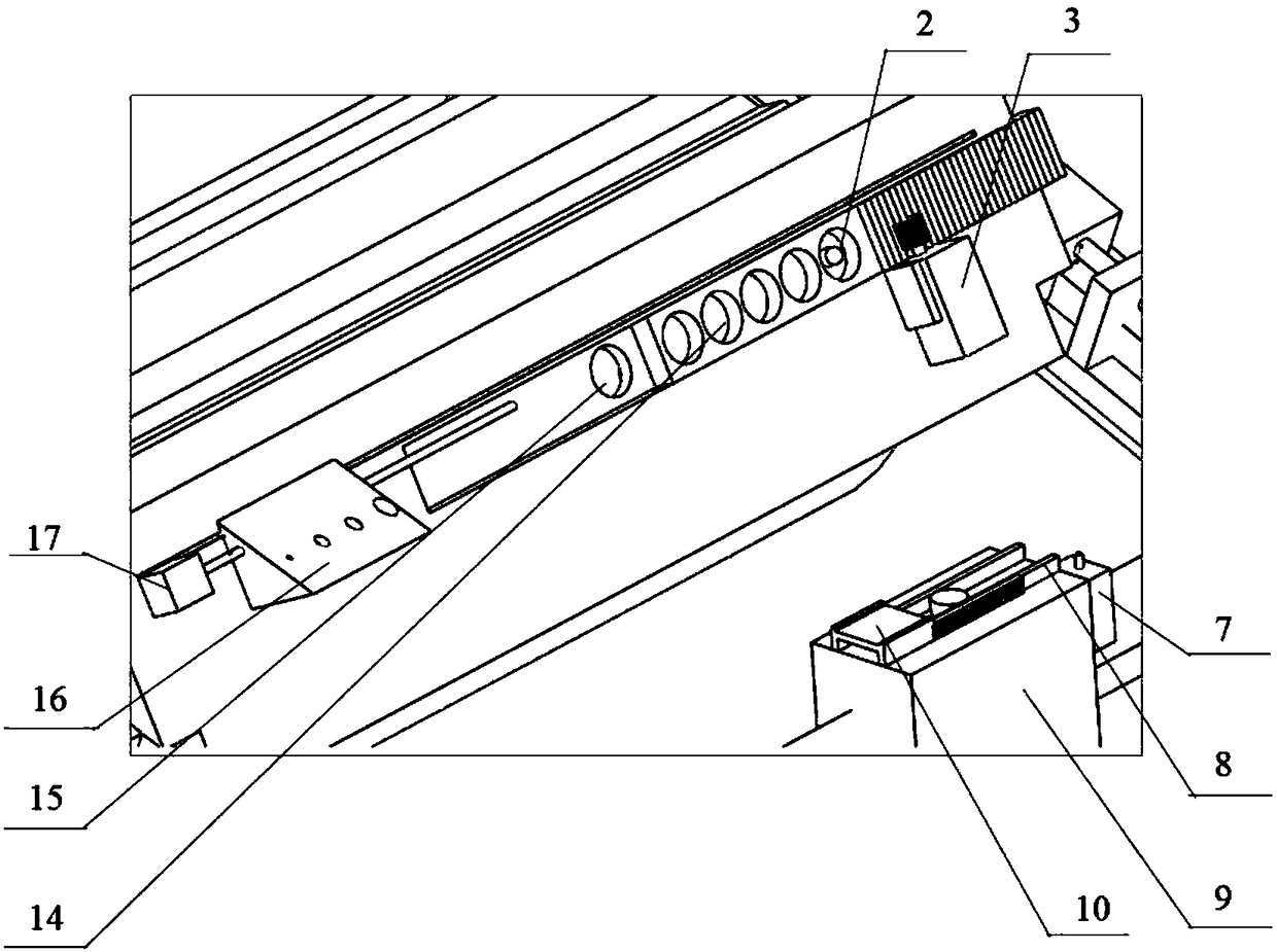 An X-ray fluorescence detection device