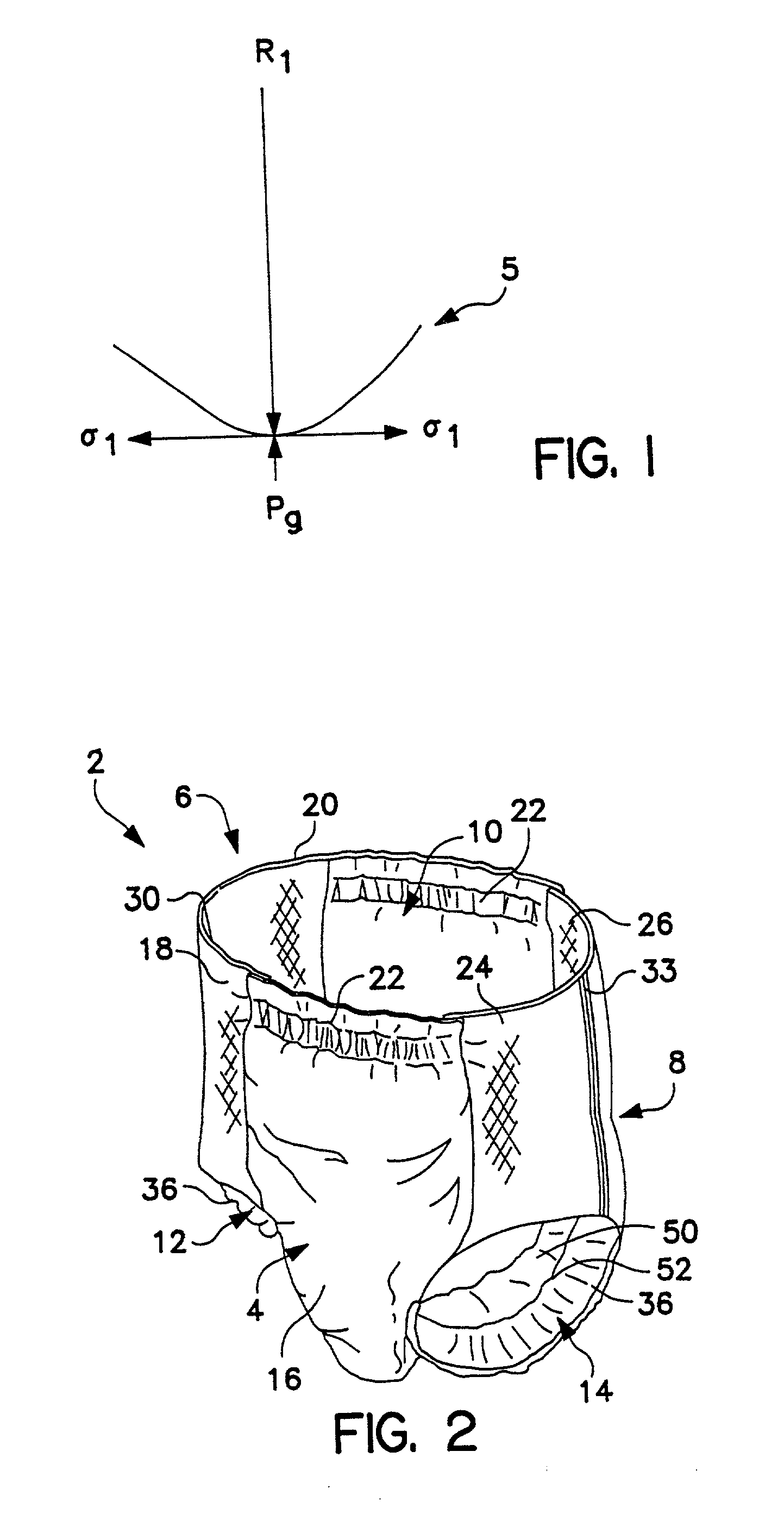 Body fluid sealing extensible gaskets for personal care products