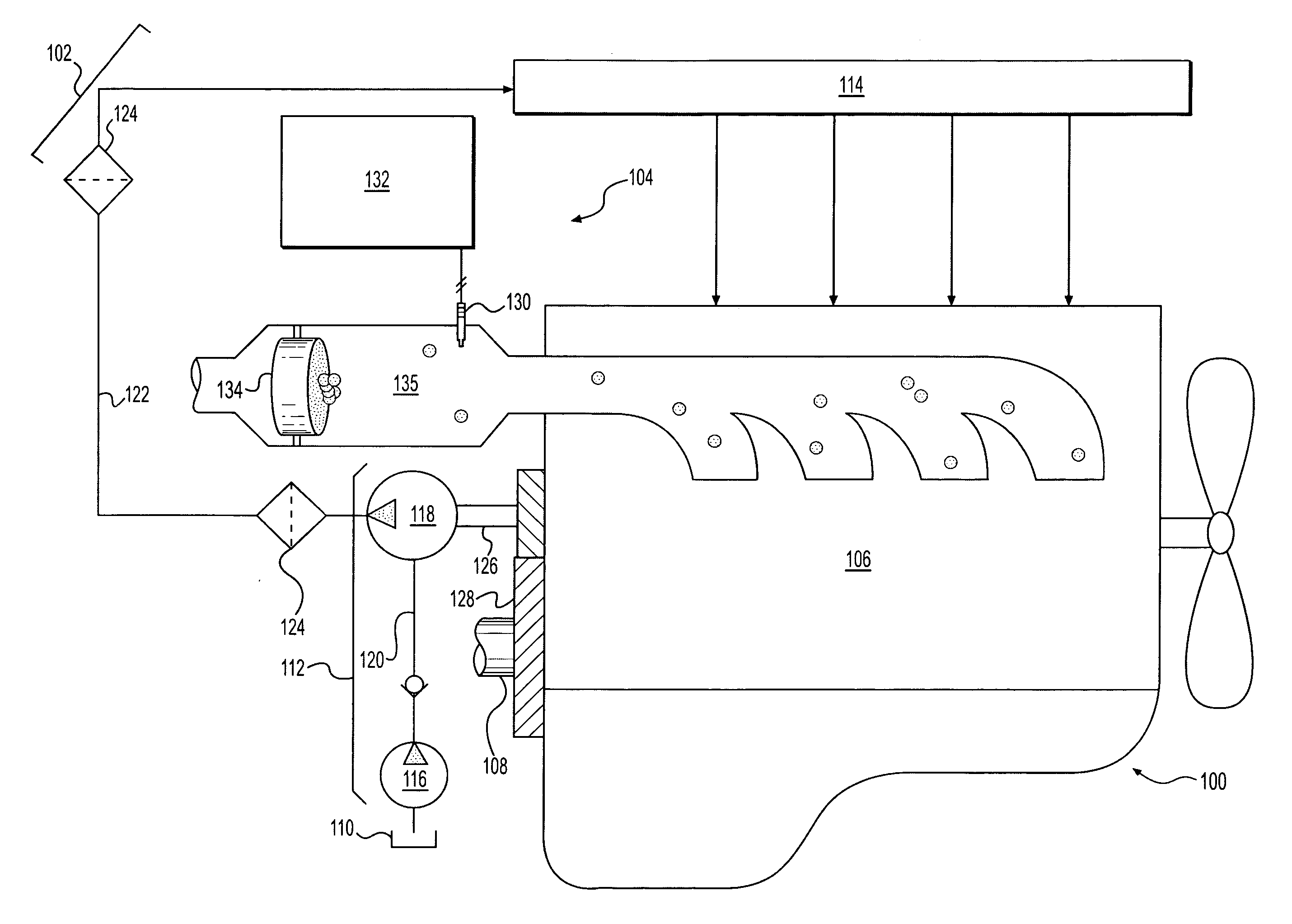 Exhaust after-treatment system having a secondary tank