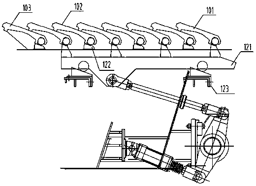 Garbage burning equipment with forward-pushing three-section type cooling high-pressure loss fire grate and method for burning garbage by using garbage burning equipment