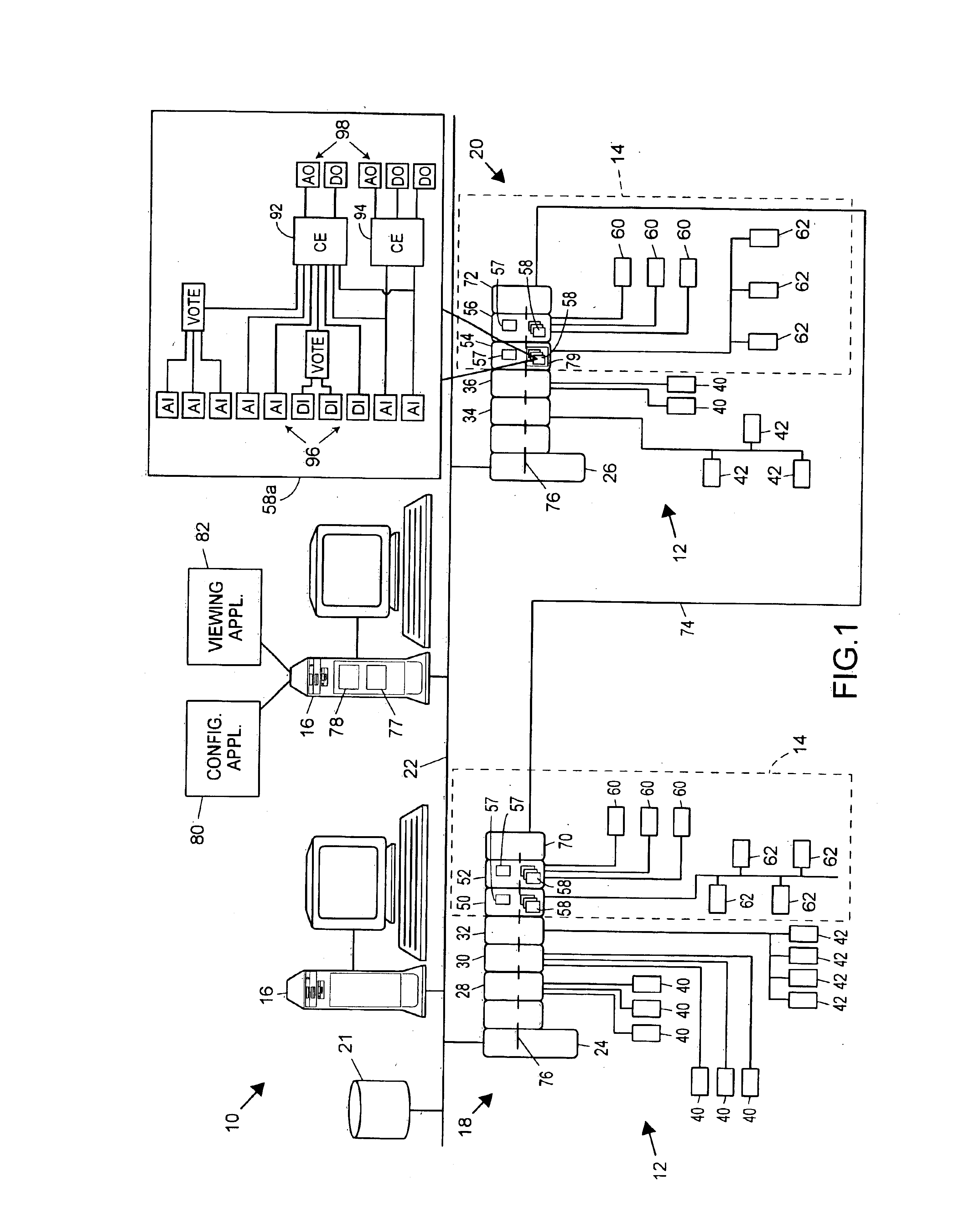 Function block implementation of a cause and effect matrix for use in a process safety system