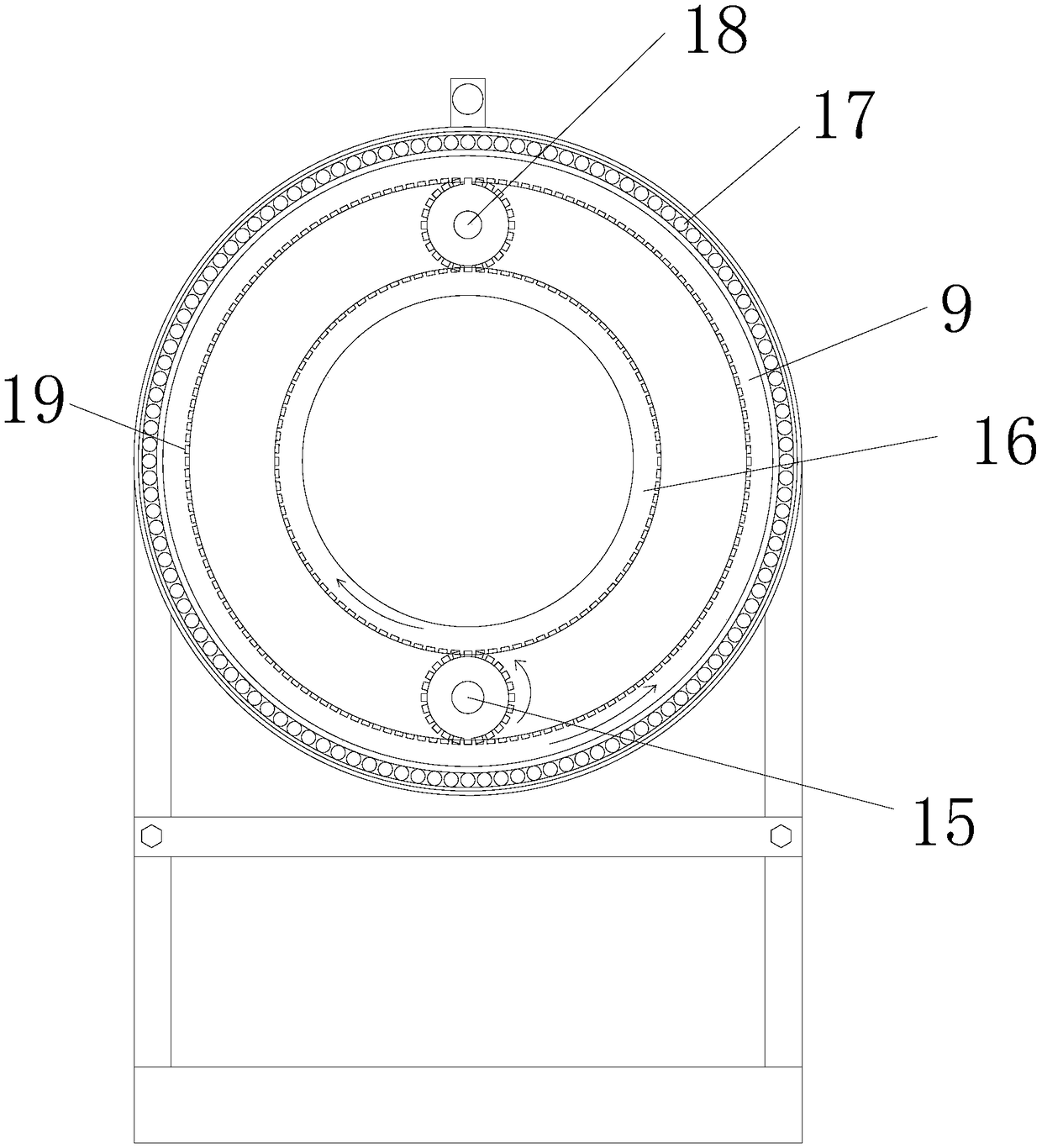 Double-layer drum screen