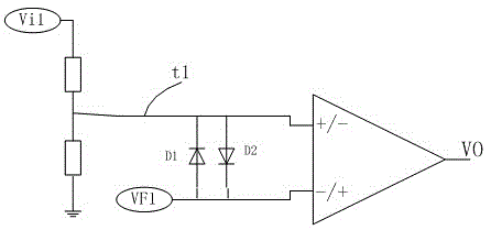 Comparator circuit having clamping function