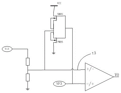 Comparator circuit having clamping function