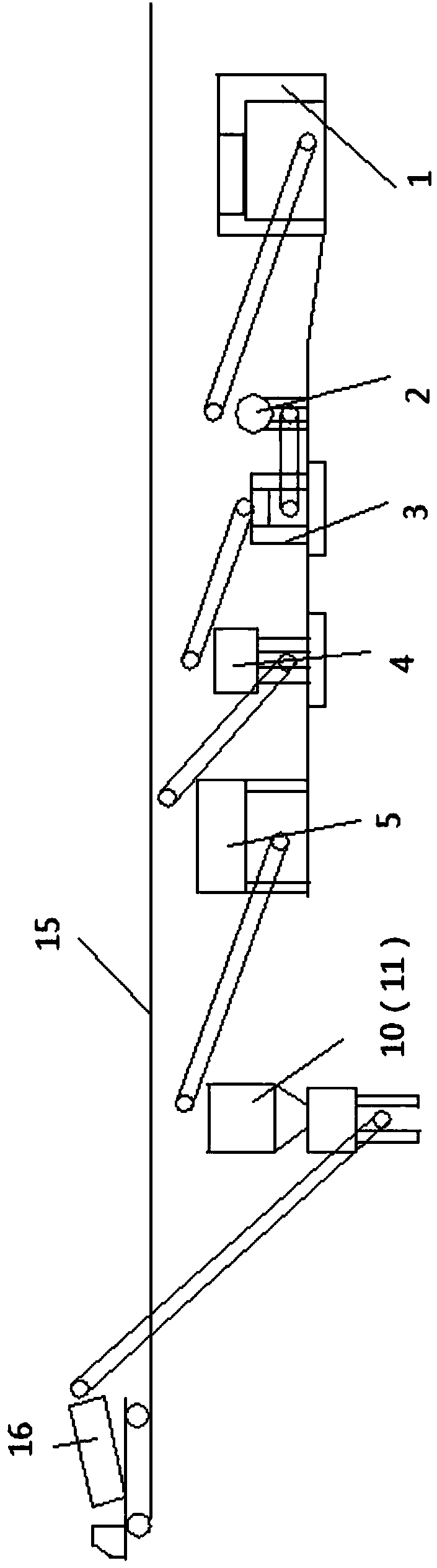 Underground concrete and brick-making production line